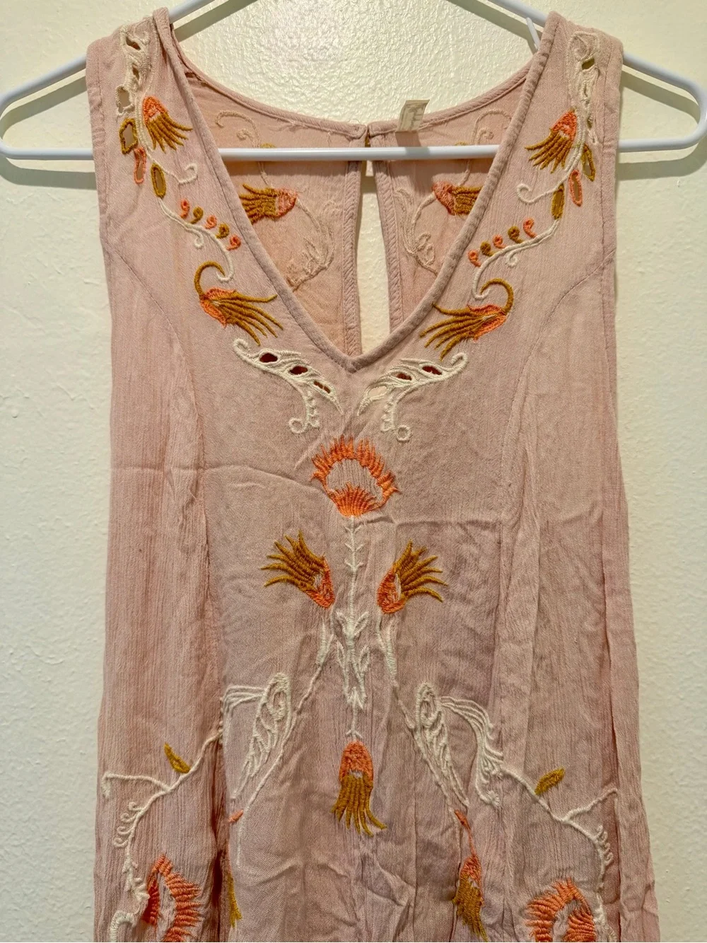Free People lightweight embroidered